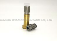 Mixed Mental Pneumatic Solenoid Valve Stem NBR Movable Core 3 / 2 Way
