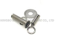 Assembled Silvery White Solenoid Stem 2 / 2 Way Special Shape Movable Core