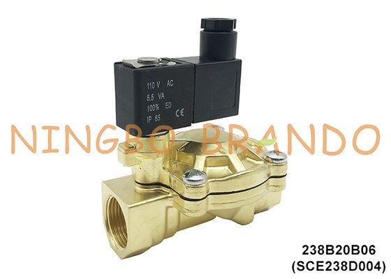SCE238D004 3/4'' ASCO Type Electric Brass Solenoid Valve For Water 24V 110V 220V
