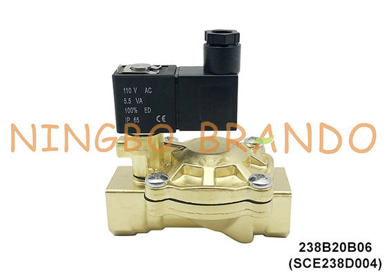 SCE238D004 3/4'' ASCO Type Electric Brass Solenoid Valve For Water 24V 110V 220V
