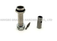 2 / 2 Way Customized Stainless Steel Valve Stems Male Thread With Double Spring