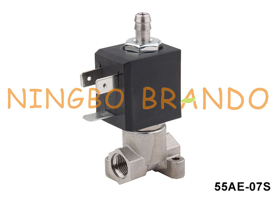 Coffee Machine Stainless Steel 3 Way Solenoid Valve 1/8'' 220V 110V 24V