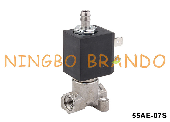 Coffee Machine Stainless Steel 3 Way Solenoid Valve 1/8'' 220V 110V 24V