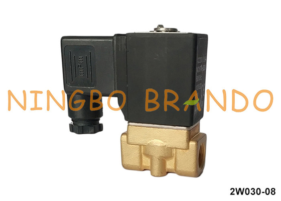 2W030-08 Airtac Type Brass Solenoid Valve For Water Air 1/4'' 220V 110V 24V