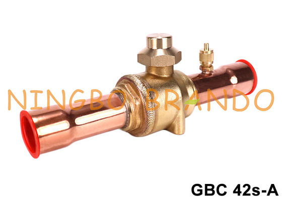 GBC 42s Danfoss Type 009G7099 Shut-off Ball Valve With Access Port