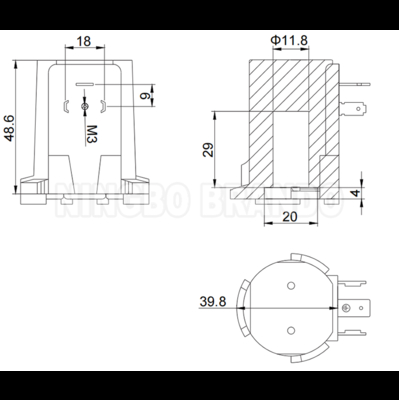 Norgren Type D-32545 Pulse Valve Coil Assembly 24V 110V 220V 18W