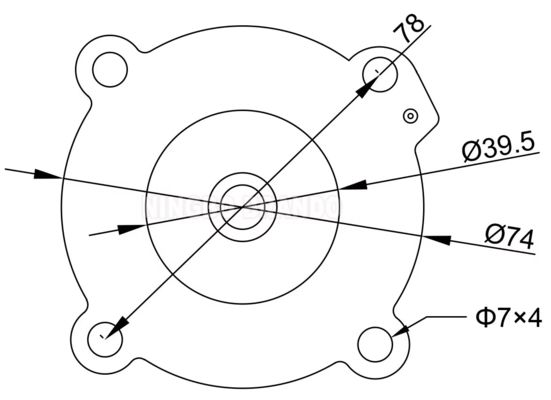 VP25 Diaphragm Repair Kit for 1'' HUANENG MD125 Pulse Valve