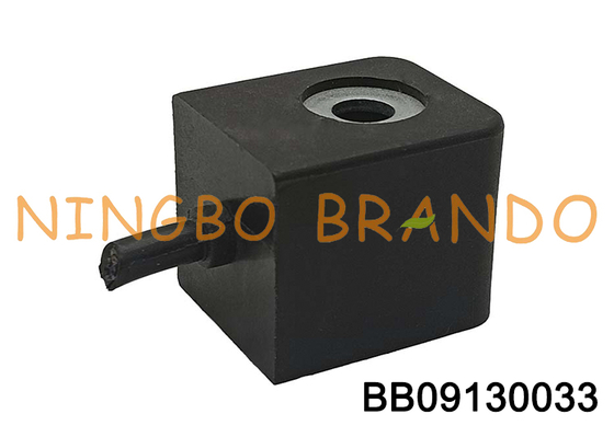 CNOMO Type Pneumatic Solenoid Valve Coil With Cable Wire 9mm Hole Diameter 13VA 10W