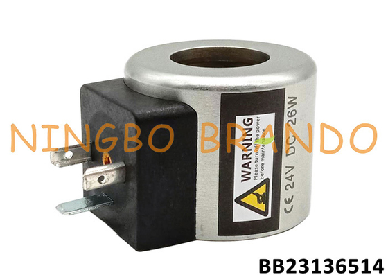 24VDC 26W Hydraulic Solenoid Valve Coil For Foton Lovol FR60 Excavator