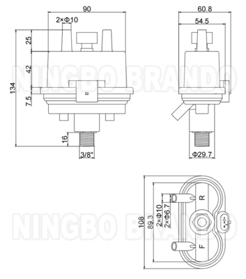 BouMatic Type HiFlo Evolution 8583219 Pulsator For Milk Machine 24VDC