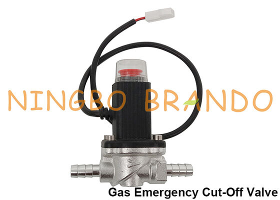 Quick Connector Emergency Automatic Shut-Off Solenoid Valve For Gas Line