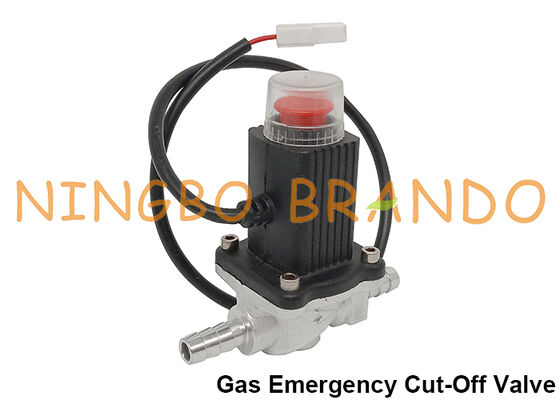 Quick Connector Emergency Automatic Shut-Off Solenoid Valve For Gas Line