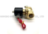 Flying Leads Solenoid Fluid Control Valve 2 Position 3/4 Inch Pipe Size Brass Body