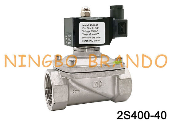 2S Series 2S400-40 Fluid Control Valve 1.5'' Normally Closed