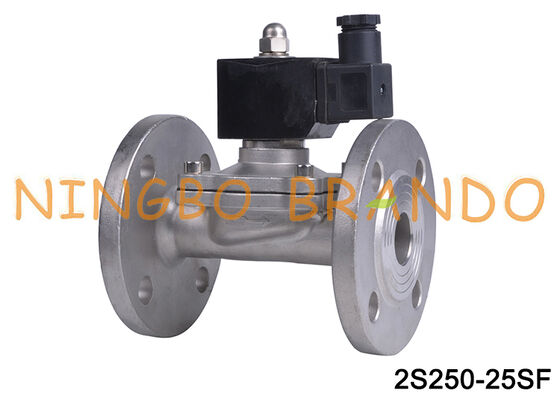 2S250-25 SUWF-25 F1'' 2/2 Way Stainless Steel Flange Solenoid Valve
