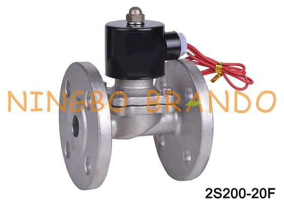 DN20 Flange 2S200-20 2 Way NC Stainless Steel Solenoid Valve