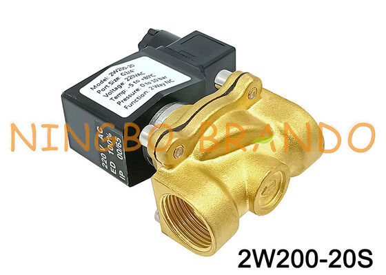 3/4'' 2W200-20 Normally Closed Brass Solenoid Valve 24V 110V 220V