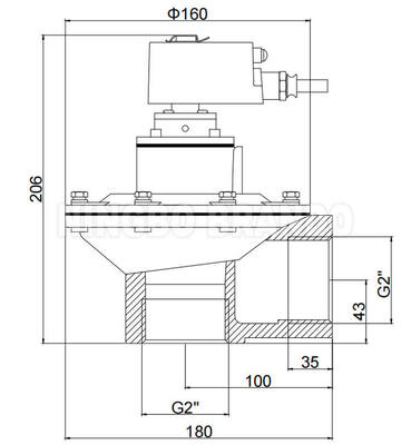 BFEC 2'' DMF-Z-50S  with Explosion-proof Coil 24VDC 220VAC