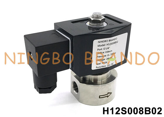 700 bar 10000 PSI High Pressure Solenoid Valve1/4'' 220V 110V 24V 12V