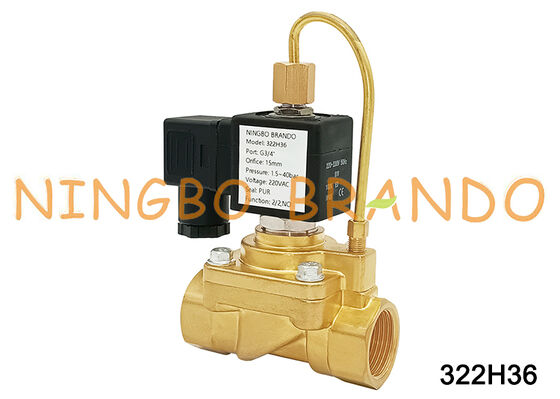 Parker Type G3/4'' 322H36 Parker Type High Pressure Solenoid Valve Normally Open 24V 220V