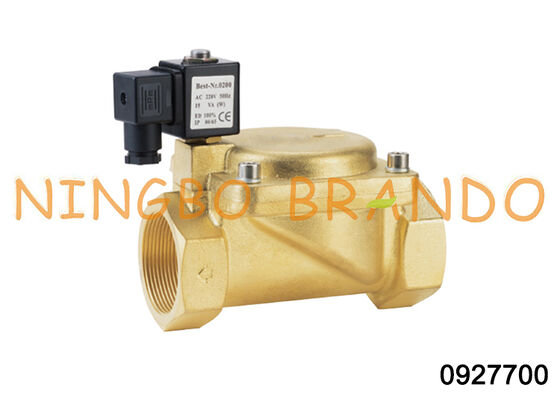 0927700 1.6Mpa Normal Close 2 Way Brass Electric 2 Inch DN50 Water Solenoid Valve
