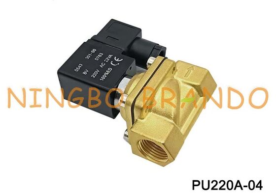 PU220A-04 1/2'' Shako Type 2/2 way Brass Solenoid Valve 24V 110V 220V
