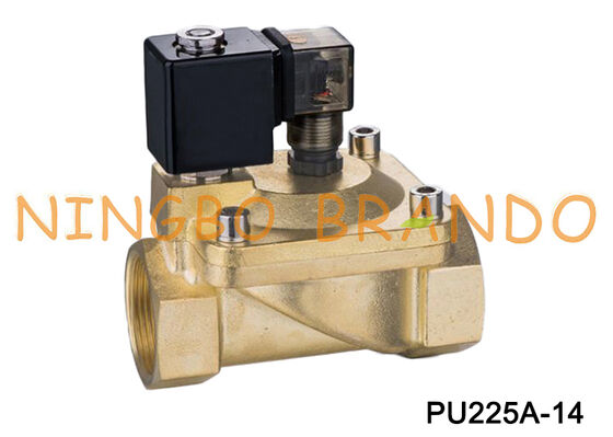 PU225A-14 SHAKO Type 1.5'' Brass Solenoid Valve AC220V AC110V DC24V