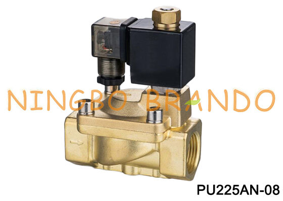 1 Inch Normally Open Brass Solenoid Valve NO PU225A-08