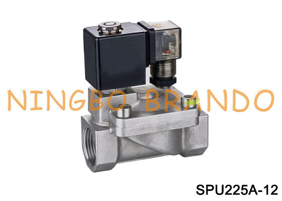 1 1/4 inch Stainless Steel Solenoid Valve Shako Type SPU225A-12