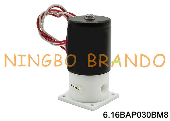 M8 Anti-corrosive Isolation PTFE Solenoid Valve DC24V AC220V