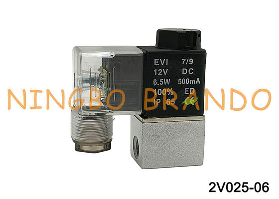 Airtac Type 2V025-06 2 Way Solenoid Valve 1/8'' 12VDC DC 12V