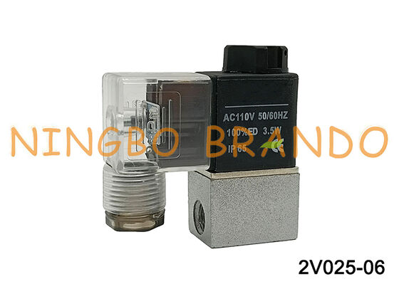 Airtac Type 2V025-06 1/8'' Fluid control valve 2/2way 110VAC AC110V