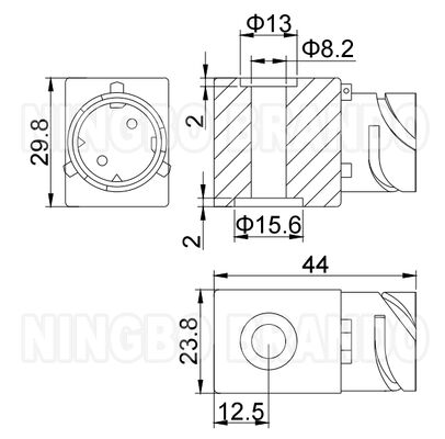 FEM-5KB 24VDC 5W Solenoid Coil for Old AE1141 KNORR-BREMSE Lift Axle Valve