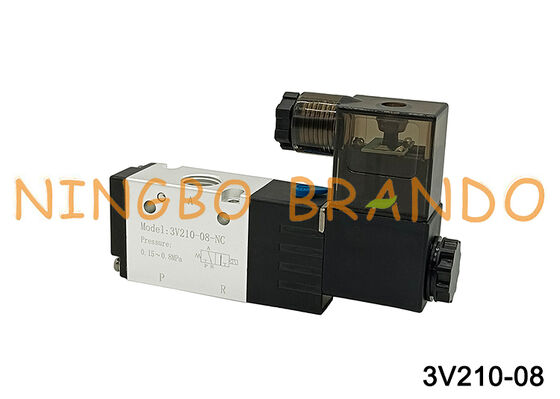 Airtac Type 3V210-08-NC 3V210-08-NO Solenoid valve 3/2 way 3V200 Series