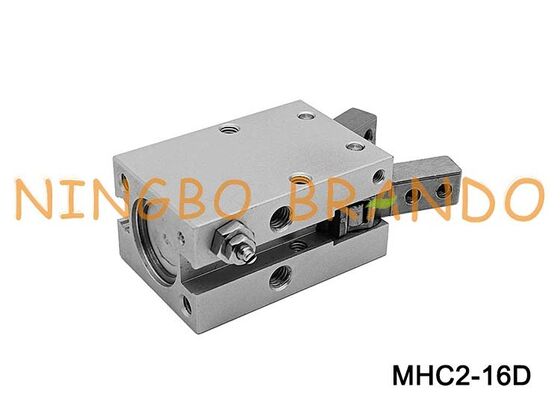 SMC Type MHC2-16D Pneumatic Air Gripper Angular Type MCH2 Series 2 Fingers
