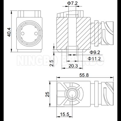 24V DC Solenoid Coil For Truck Air Brake Solenoid Valve A5410560304