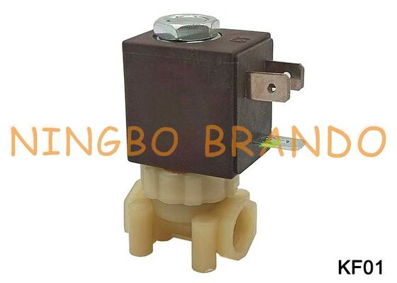 CEME Type 1/8'' 2 Way NC Food Grade Safe PA66 Plastic Water Solenoid Valve KF01