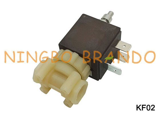 1/8'' 3 Way NC Food Grade Safe Coffee Espresso Maker Plastic Solenoid Valve KF02