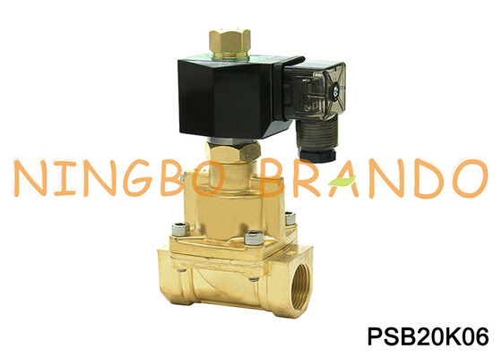 3/4'' Inch Steam Solenoid Valve 24VDC Normally Opened Brass