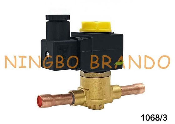 Castel Type Solenoid Valve 3/8'' Solder 1068/3A7 Air Conditioning Freezer Solenoid Valve