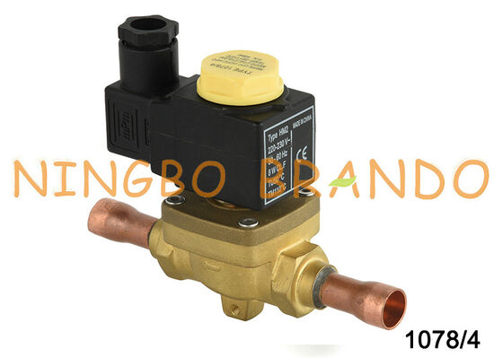 Castel Type Solenoid Valve 1/2'' Solder 1078/4 1078/4A6 1078/4A7 24V 110V 220V