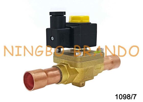 1098/7 Castel Type Normally Closed Solenoid Valve 7/8'' Solder 1098/7A7