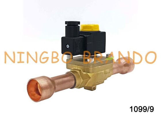 1099/9 Castel Type Solenoid Valve with Coil HM2 230V 1099/9A6 1-1/8'' solder