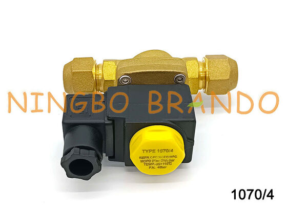 Castel Style Refrigerating Solenoid Valve 1070/4 1/2'' SAE 220V 110V 24V