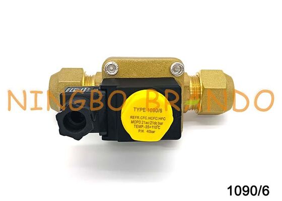 Refrigeration Solenoid Valve Castel Type 1090/6 Flare 3/4'' SAE