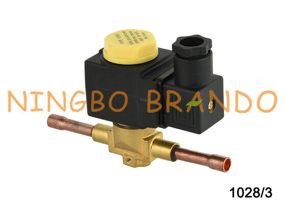 Refrigeration Solenoid Valve Castel Type 1028/3 Solder 3/8'' 220V HM2