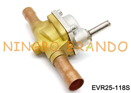 Danfoss Type 032L2201 Solenoid Valve EVR 25 Solder ODF 1 1/8 in