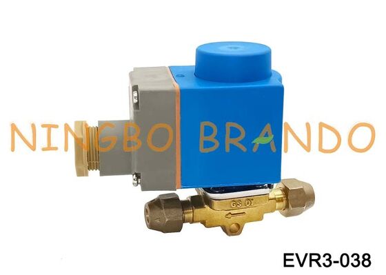 Solenoid valve Danfoss Type EVR 3 NC Flared 3/8'' SAE 032F8116