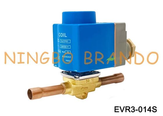 Danfoss Type Solenoid Valve 032F1206 EVR 3 1/4'' inch Solder NC
