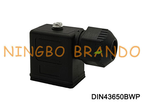 DIN43650B Waterproof Solenoid Valve Coil Connector IP67 DIN 43650 Form B